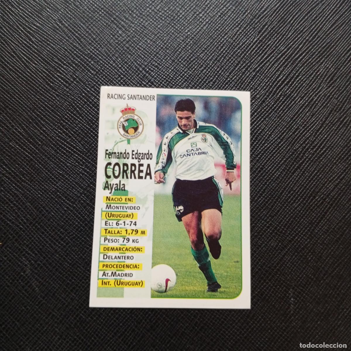Cromos de F&uacute;tbol: 291 CORREA RACING SANTANDER PANINI 1998 1999 CROMO FUTBOL 98 99 - SIN PEGAR - A67 PG523