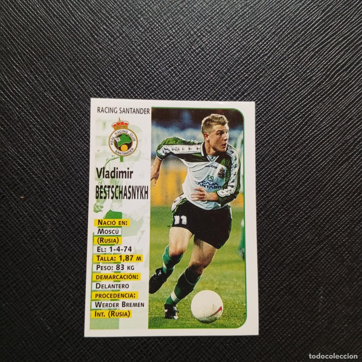 Cromos de F&uacute;tbol: 292 BESTSCHASNYKH RACING SANTANDER PANINI 1998 1999 CROMO FUTBOL 98 99 - SIN PEGAR - A67 PG523