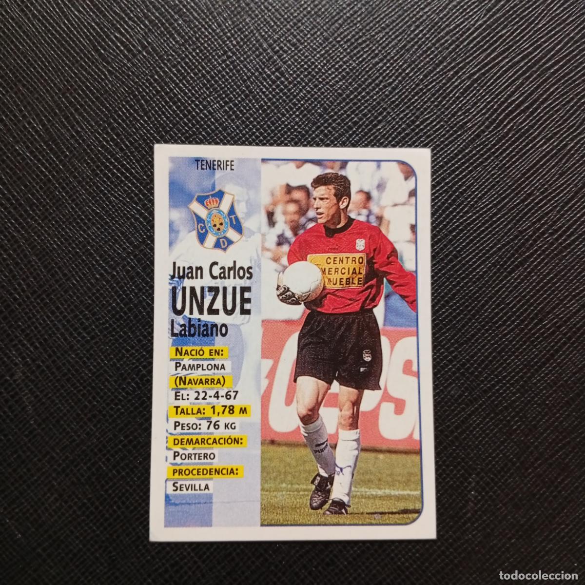 Cromos de F&uacute;tbol: 295 UNZUE TENERIFE PANINI 1998 1999 CROMO FUTBOL 98 99 - SIN PEGAR - A67 PG523