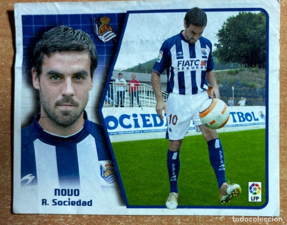 Cromos de F&uacute;tbol: EDICIONES ESTE 2005-2006 05 06 NOVO (REAL SOCIEDAD) COLOCA VENTANILLA LEER