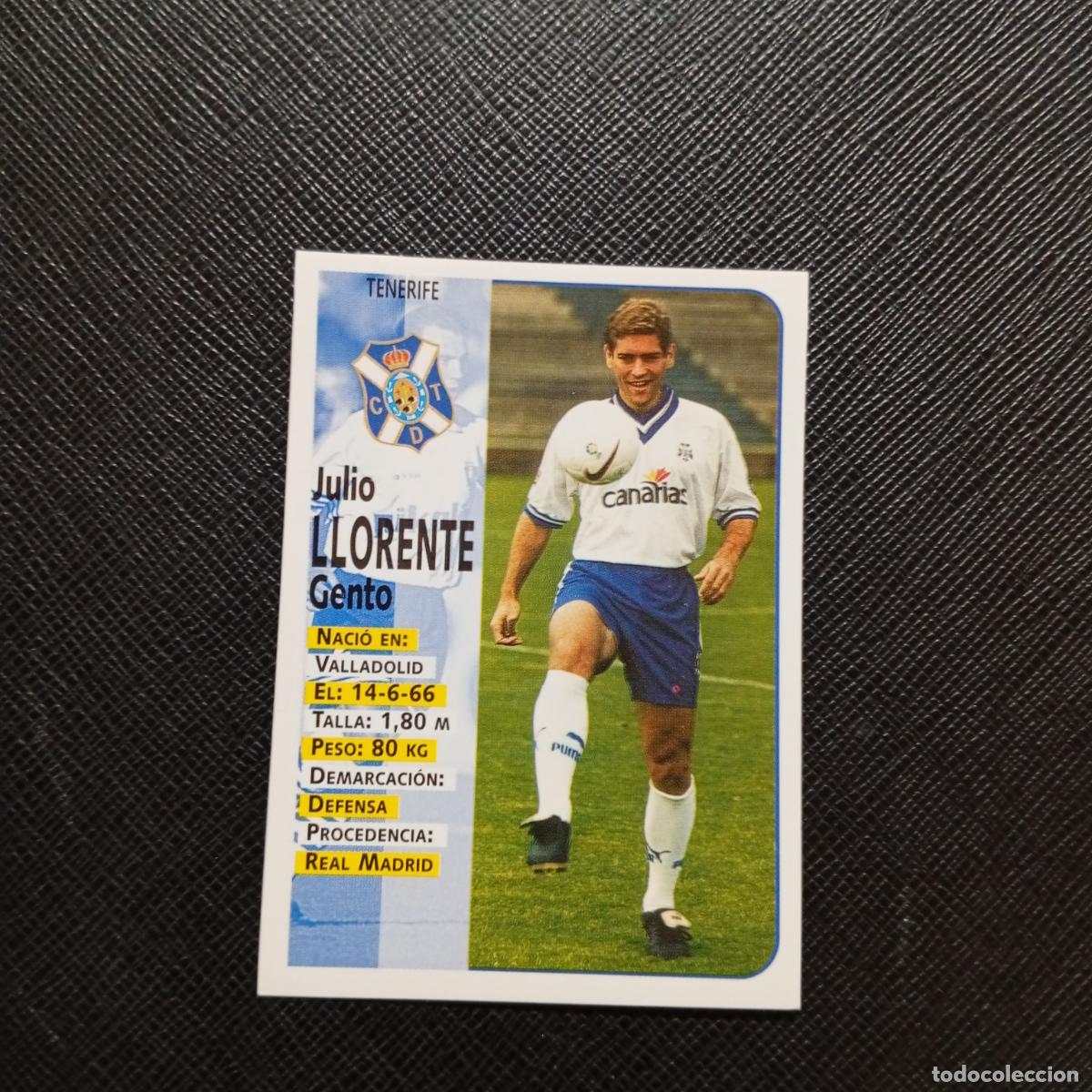Cromos de F&uacute;tbol: 296 LLORENTE TENERIFE PANINI 1998 1999 CROMO FUTBOL 98 99 - SIN PEGAR - A67 PG523