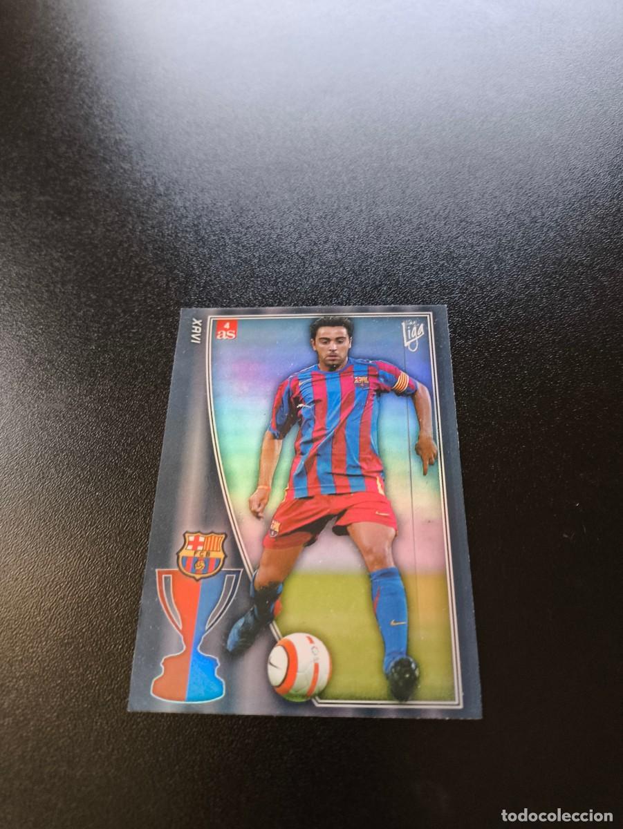 Cromos de F&uacute;tbol: 4 DIARIO AS MUNDICROMO 2005 2006 05 06 FICHAS LIGA XAVI HERNANDEZ 17 BARCELONA BAR&Ccedil;A NO PANINI ESTE