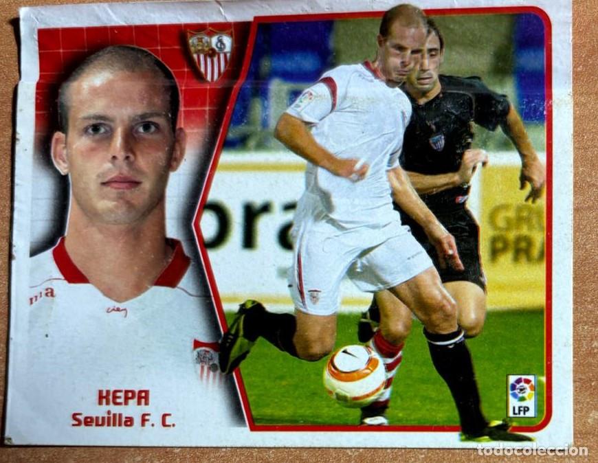 Cromos de F&uacute;tbol: EDICIONES ESTE 2005-2006 05 06 KEPA (SEVILLA) COLOCA VENTANILLA LEER