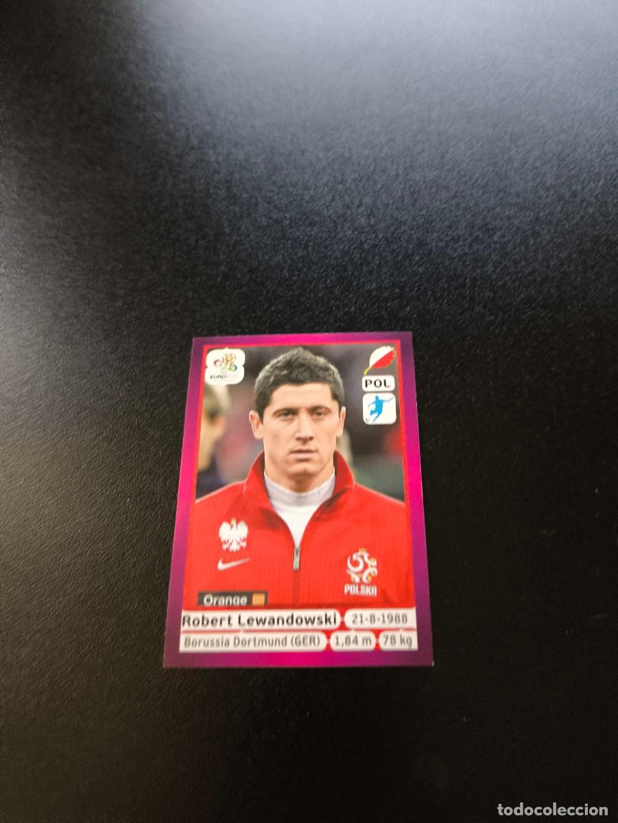 Cartes &agrave; collectionner de Football: 74 ROBERT LEWANDOWSKI BARCELONA POLONIA EURO 2012 POLONIA-UCRANIA PANINI NO LIGA ESTE