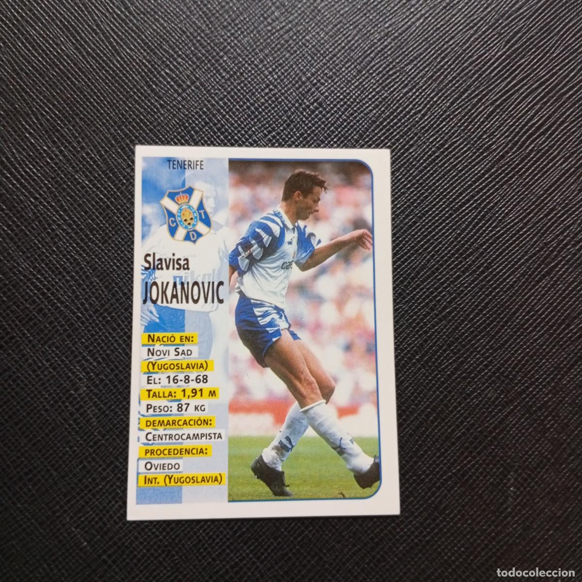 Cromos de F&uacute;tbol: 302 JOKANOVIC TENERIFE PANINI 1998 1999 CROMO FUTBOL 98 99 - SIN PEGAR - A67 PG523