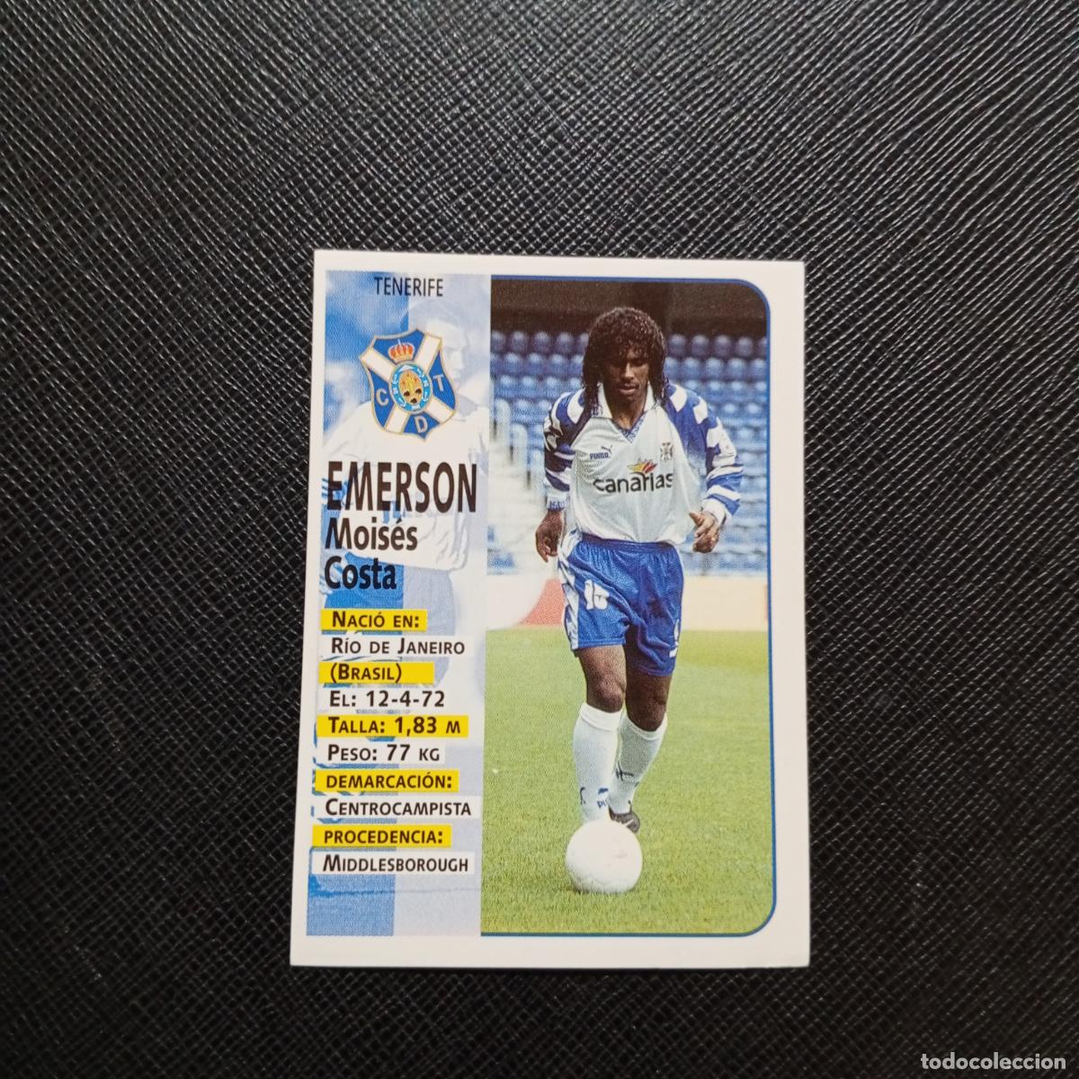 Cromos de F&uacute;tbol: 303 EMERSON TENERIFE PANINI 1998 1999 CROMO FUTBOL 98 99 - SIN PEGAR - A67 PG523
