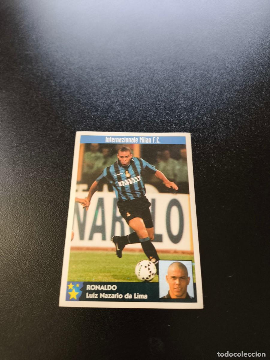 Cromos de F&uacute;tbol: MEJORES EQUIPOS DE EUROPA 97 98 PANINI N&ordm; 130 RONALDO INTER MILAN SIN PEGAR 1997 1998 NO LIGA ESTE