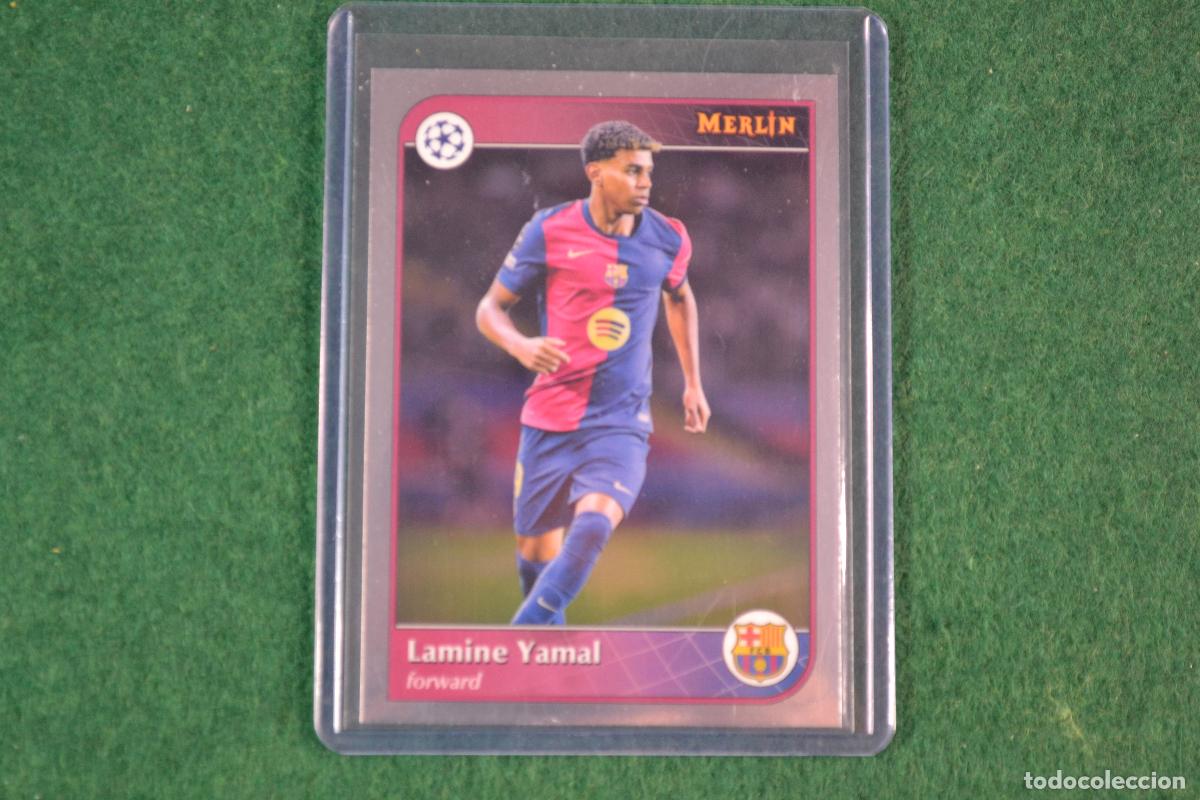 Cromos de F&uacute;tbol: TOPPS MERLIN UEFA COMPETITIONS 2024-25 - LAMINE YAMAL (FC BARCELONA)