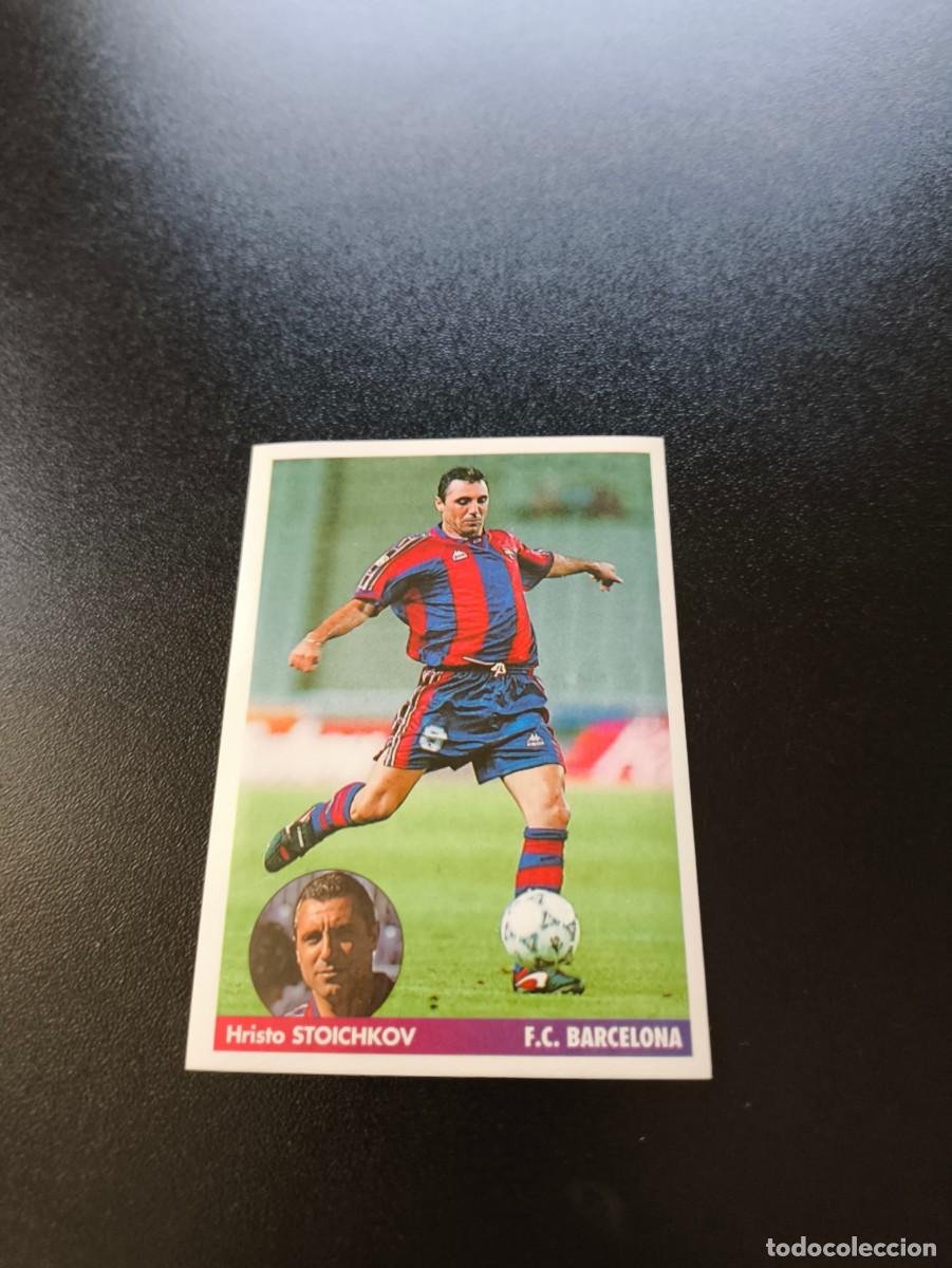 Cromos de F&uacute;tbol: 1996 STOICHKOV SIN PEGAR FC BARCELONA N&ordm; 52 PANINI LOS MEJORES EQUIPOS DE EUROPA NO LIGA ESTE