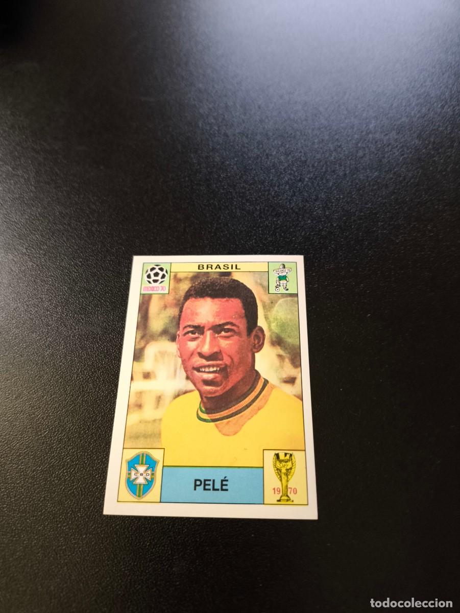 Cromos de F&uacute;tbol: 38 WORLD CUP STORY PANINI SIN PEGAR PELE BRASIL MUNDIAL 1970 70