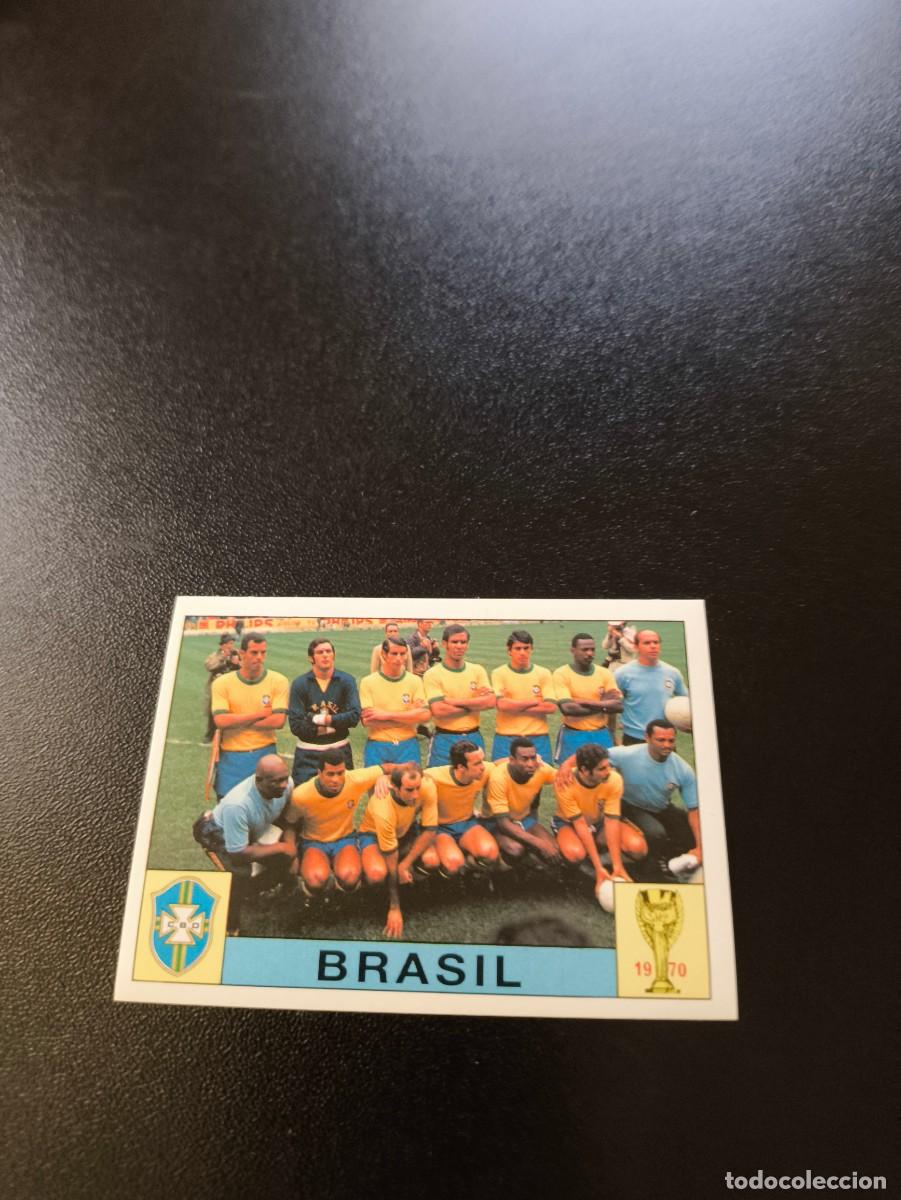 Cromos de F&uacute;tbol: 36 WORLD CUP STORY SIN PEGAR PANINI BRASIL TEAM PLANTILLA EQUIPO MUNDIAL 1970 70 PELE