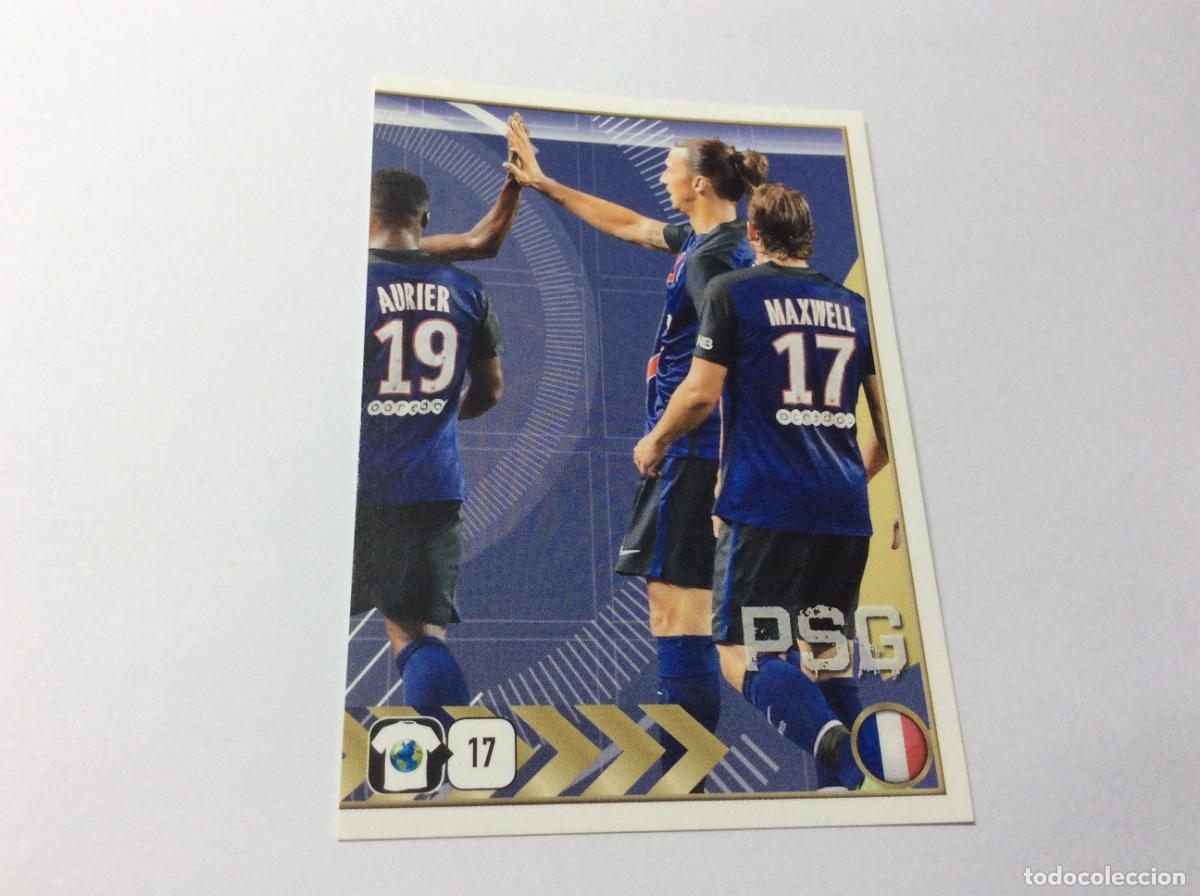 Cromos de F&uacute;tbol: 448 team 2 Paris Saint-Germain FIFA 365 2015 2016 PANINI