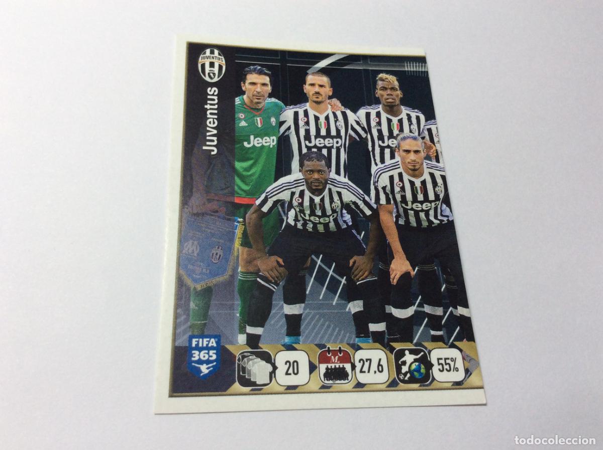 Cromos de F&uacute;tbol: 567 team 2 Juventus FIFA 365 2015 2016 PANINI