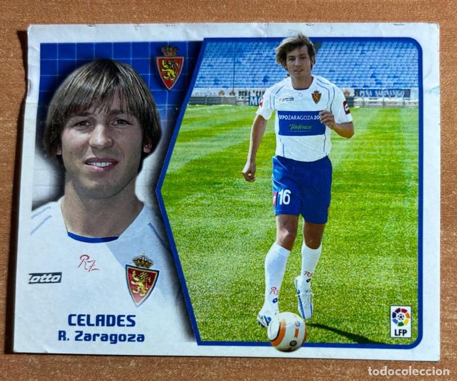 Cartes &agrave; collectionner de Football: EDICIONES ESTE 2005-2006 05 06 CELADES (ZARAGOZA) COLOCA VENTANILLA LEER
