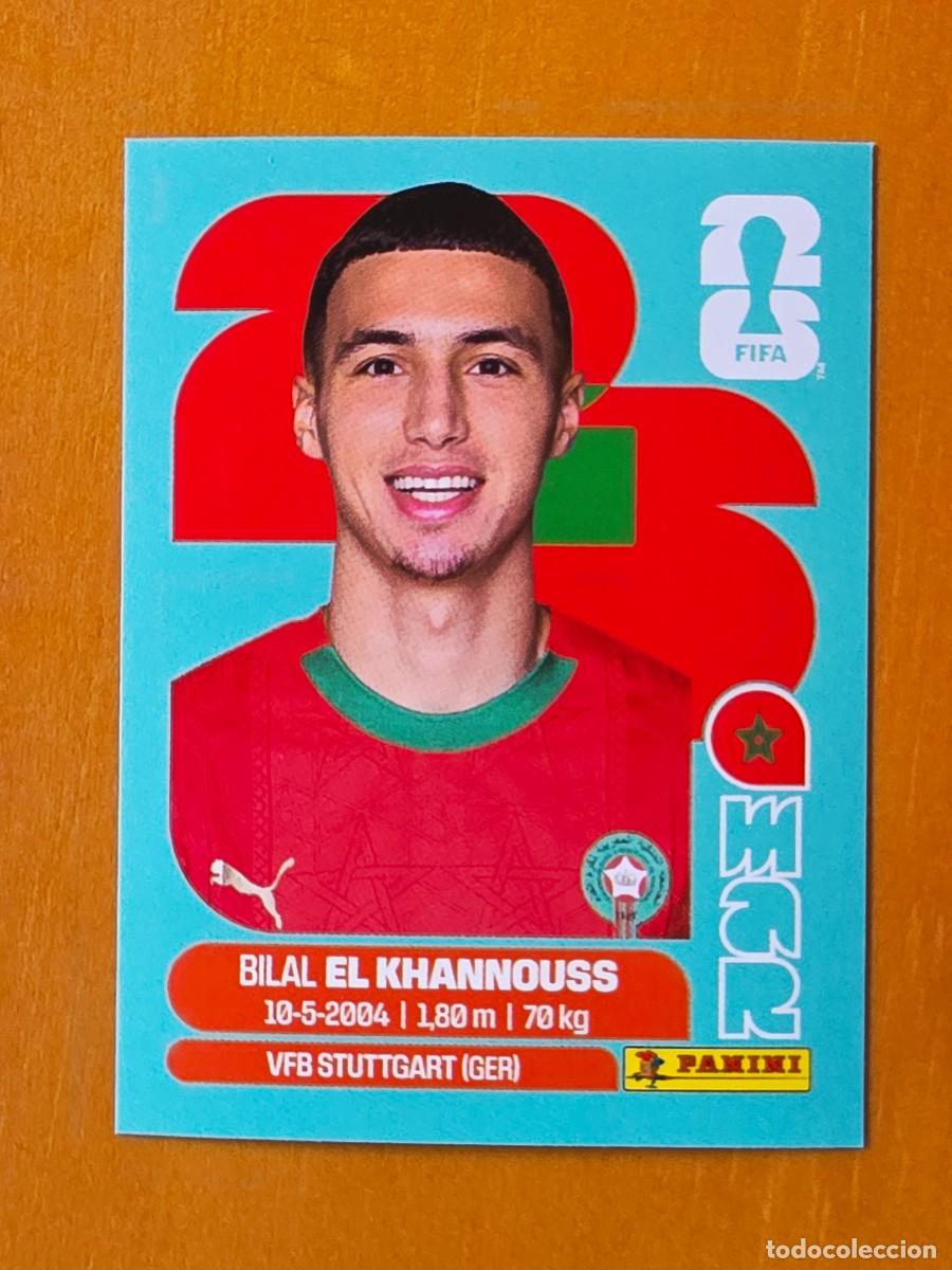 Cromos de F&uacute;tbol: MAR 14 Bilal El Khannouss, Marruecos, Panini FIFA World Cup Mundial 2026 Sticker