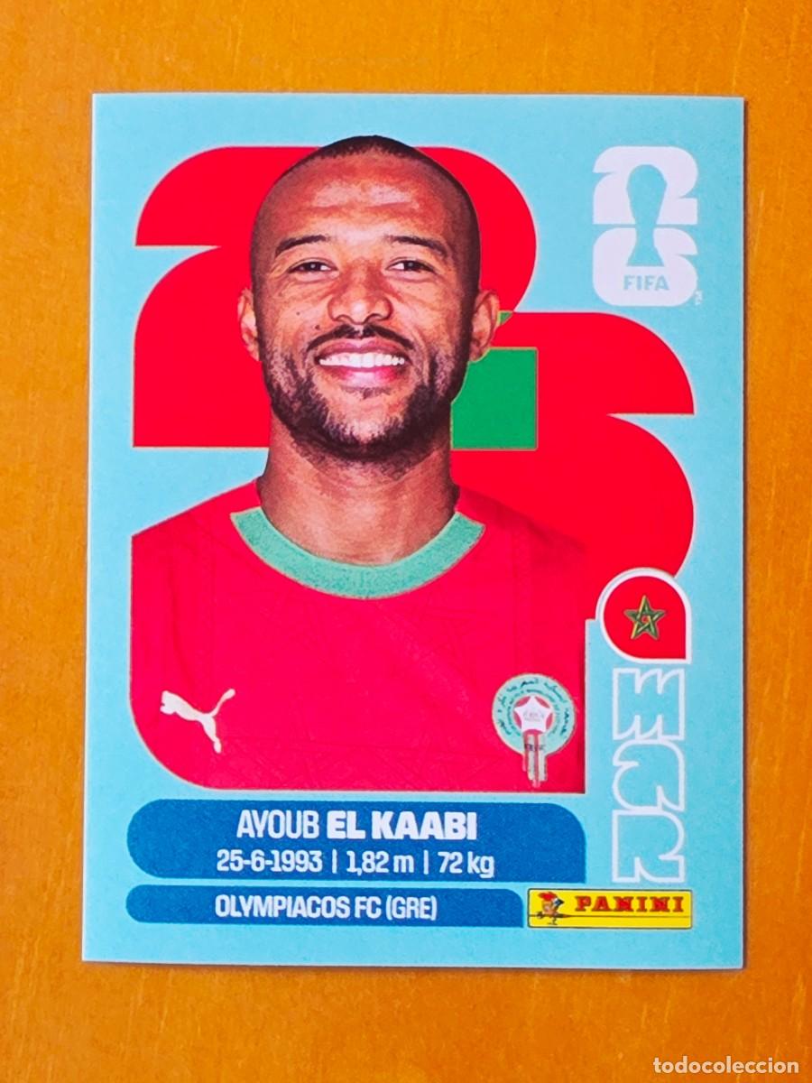 Cromos de F&uacute;tbol: MAR 20 Ayoub El Kaabi, Marruecos, Panini FIFA World Cup Mundial 2026 Sticker