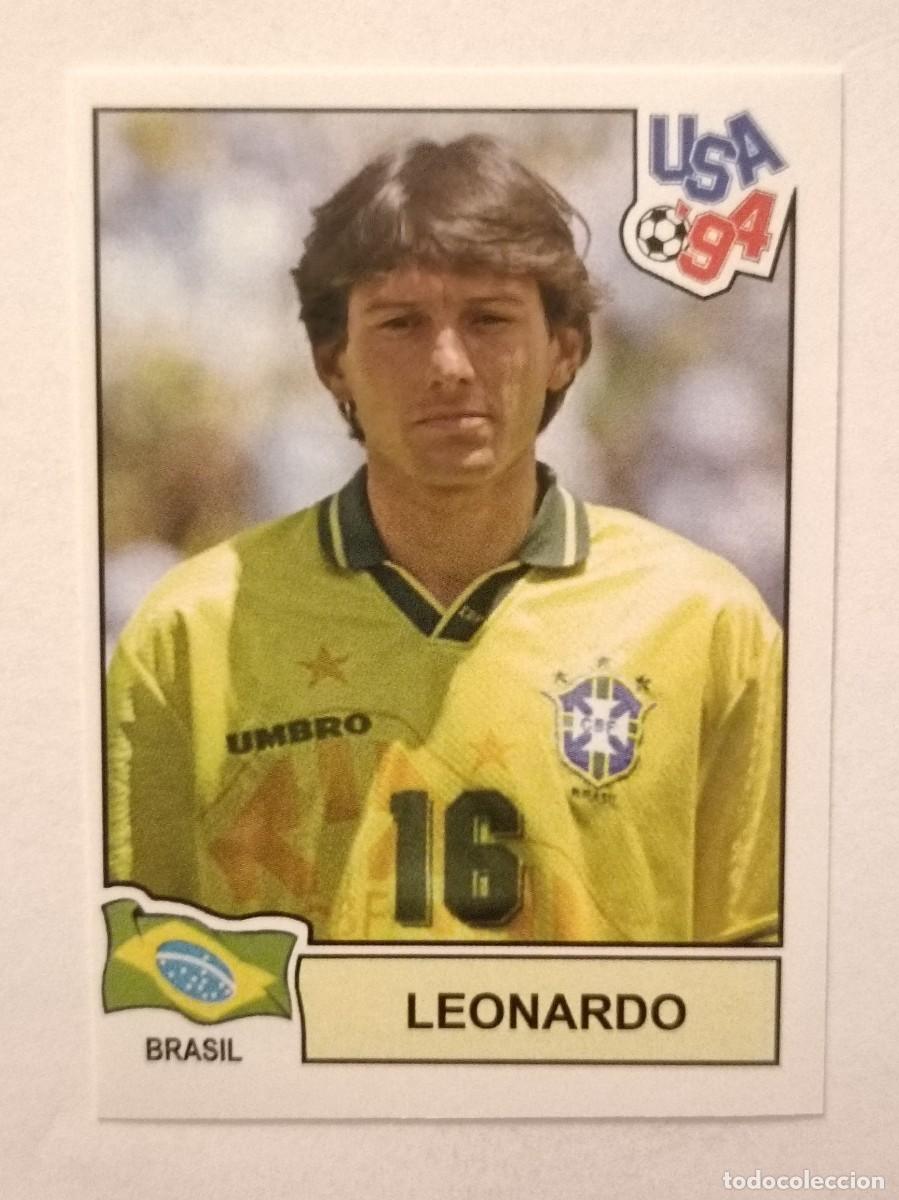 Cromos de F&uacute;tbol: LEONARDO (BRASIL) MUNDIAL USA 94 PANINI