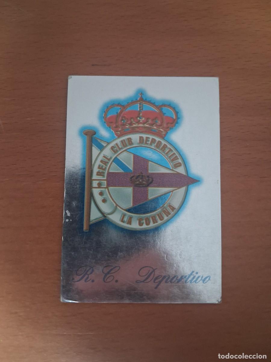 Cromos de F&uacute;tbol: Fichas de la Liga de Mundicromo 2001 2002 01 02 RC Deportivo de la Coru&ntilde;a 22 Escudo Brillo Liso