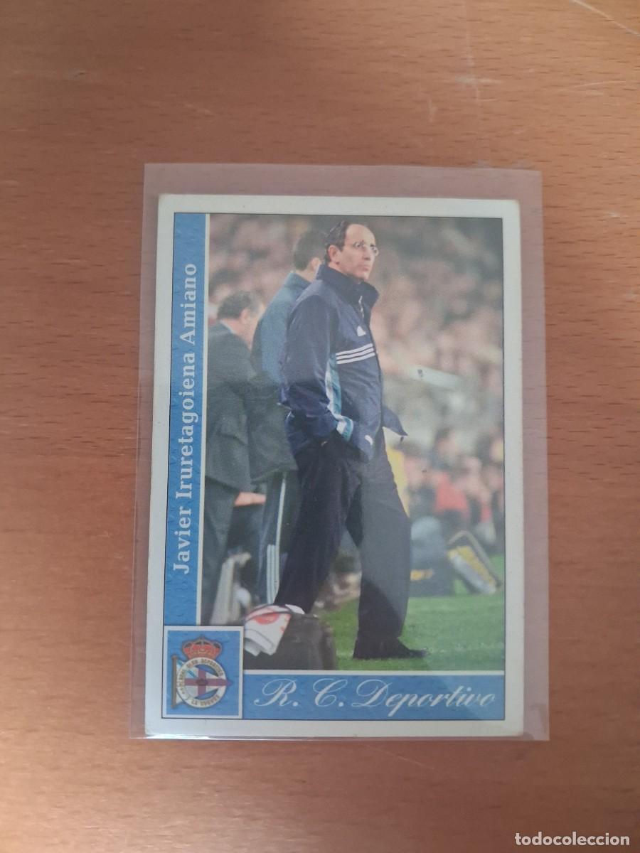 Cromos de F&uacute;tbol: Fichas de la Liga de Mundicromo 2001 2002 01 02 RC Deportivo de la Coru&ntilde;a 23 Irureta