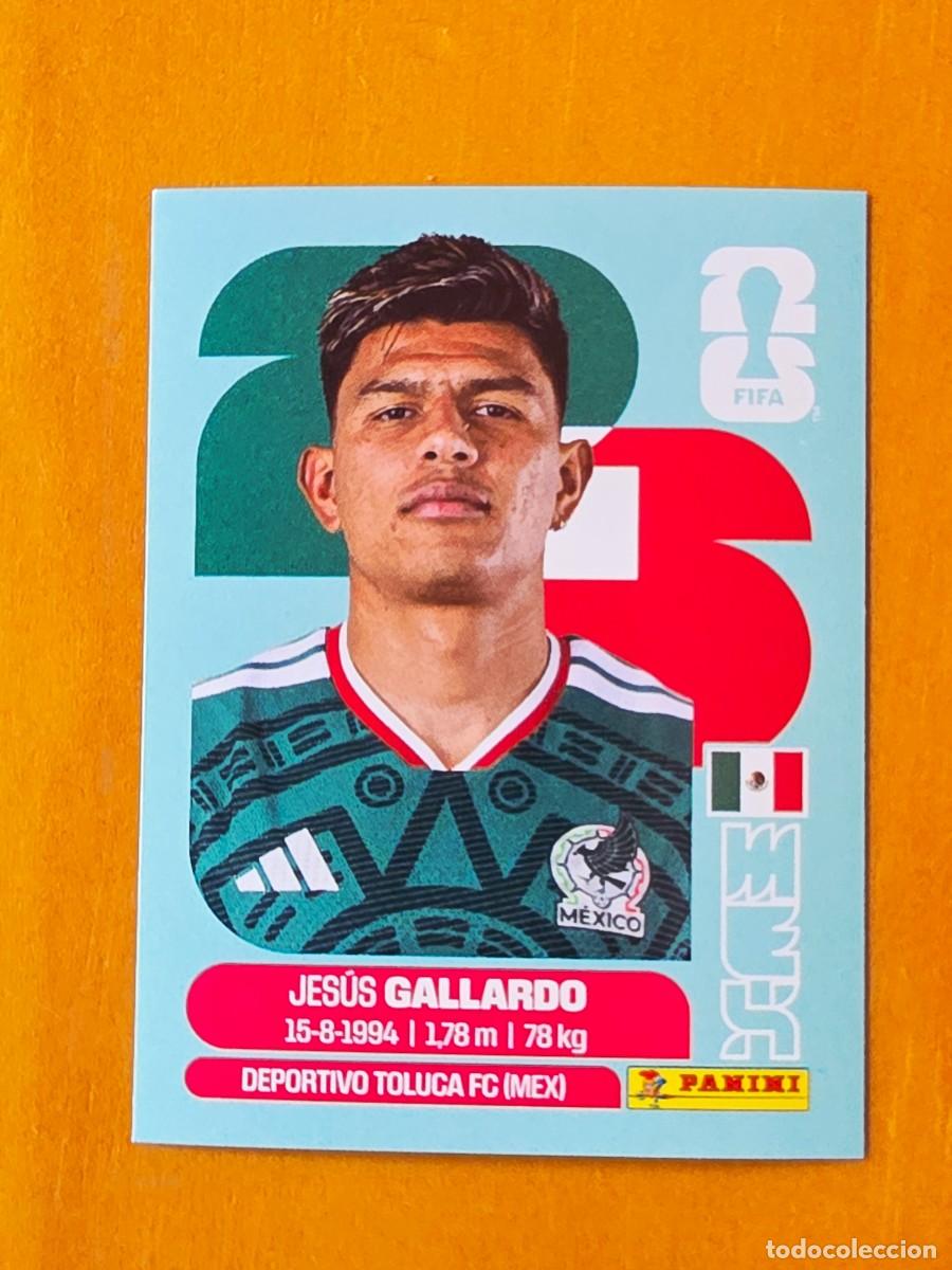 Cromos de F&uacute;tbol: MEX 6 Jes&uacute;s Gallardo, M&eacute;xico, Panini FIFA World Cup Mundial 2026 Sticker