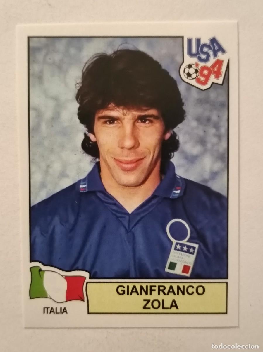 Cromos de F&uacute;tbol: GIANFRANCO ZOLA (ITALIA) MUNDIAL USA 94 PANINI
