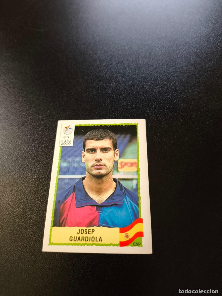 Cromos de F&uacute;tbol: 200 PEP GUARDIOLA BARCELONA ESPA&Ntilde;A CROMO STICKER PANINI FUTBOL EURO 2000 EUROCOPA
