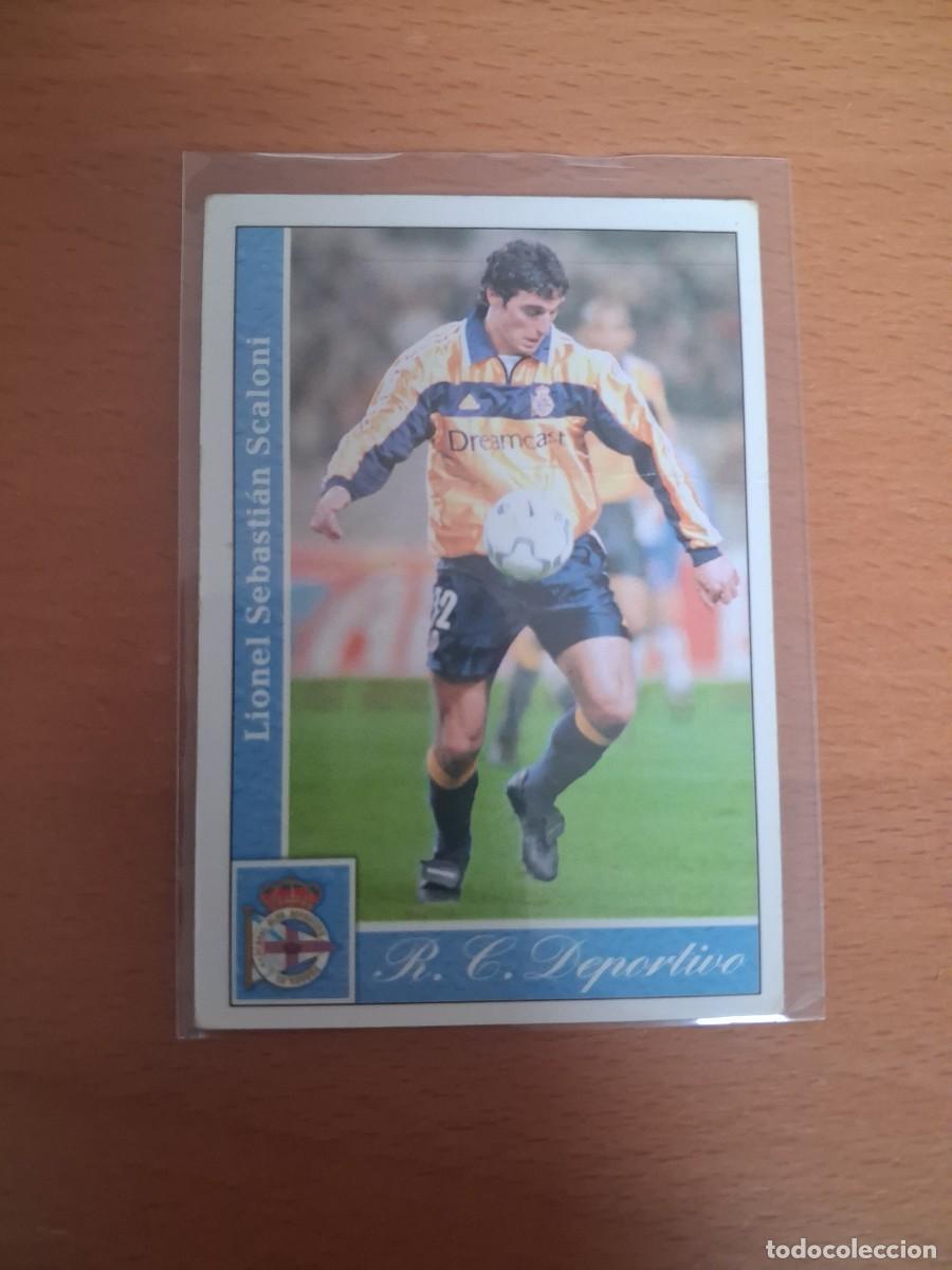 Cromos de F&uacute;tbol: Fichas de la Liga de Mundicromo 2001 2002 01 02 RC Deportivo de la Coru&ntilde;a 34 Scaloni