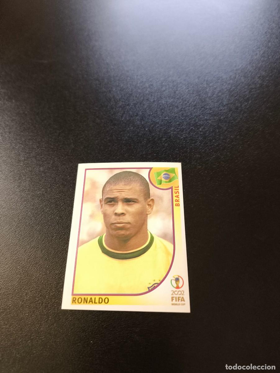 Football Stickers: Ronaldo 184 Panini mundial world cup 2002 brasil FC Barcelona real Madrid SIN PEGAR NO LIGA ESTE