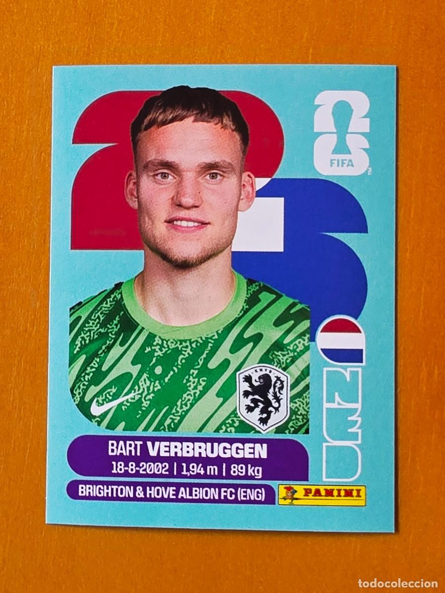 Cromos de F&uacute;tbol: NED 2 Bart Verbruggen, Pa&iacute;ses Bajos Holanda, Panini FIFA World Cup Mundial 2026 Sticker