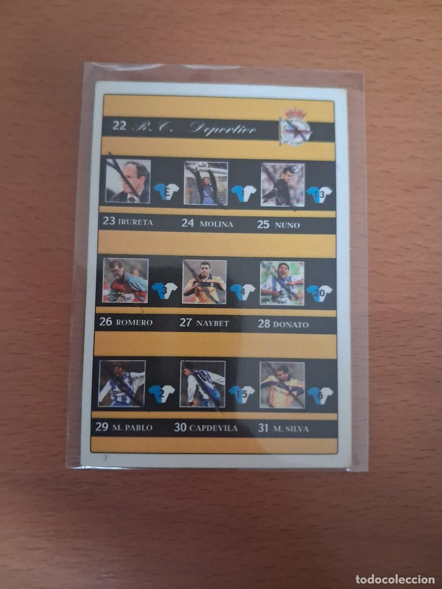Cromos de F&uacute;tbol: Fichas de la Liga de Mundicromo 2001 2002 01 02 RC Deportivo de la Coru&ntilde;a 42 Indice