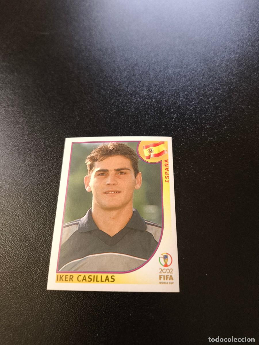 Cromos de F&uacute;tbol: ROOKIE 114 CASILLAS ESPA&Ntilde;A REAL MADRID STICKER ROOKIE PANINI F&Uacute;TBOL MUNDIAL 2002 WORLD CUP NO LIGA
