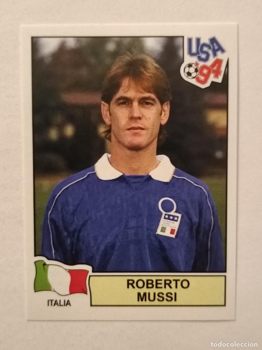 Cartes &agrave; collectionner de Football: ROBERTO MUSSI (ITALIA) MUNDIAL USA 94 PANINI