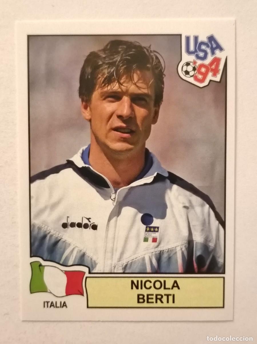 Cartes &agrave; collectionner de Football: NICOLA BERTI (ITALIA) MUNDIAL USA 94 PANINI