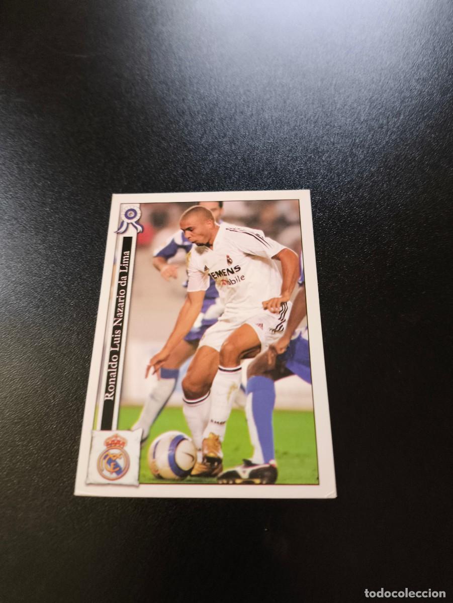 Cromos de F&uacute;tbol: 50 RONALDO REAL MADRID MUNDICROMO FICHAS LIGA 2005 2006 05 06 NO PANINI LIGA ESTE