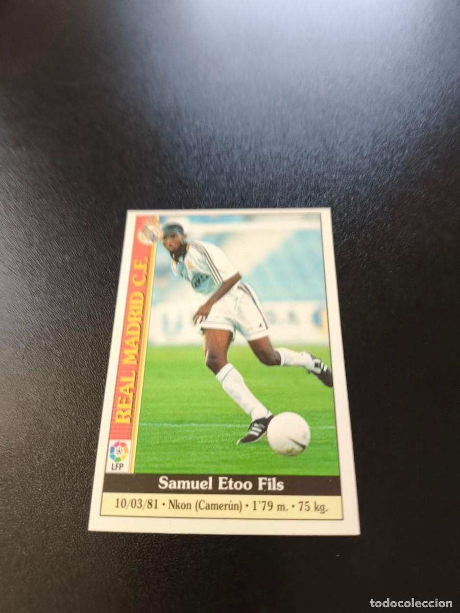 Cromos de F&uacute;tbol: MUNDICROMO 1999 2000 99 00 FICHAS LIGA ETO'O N&ordm; 521 REAL MADRID NO PANINI LIGA ESTE