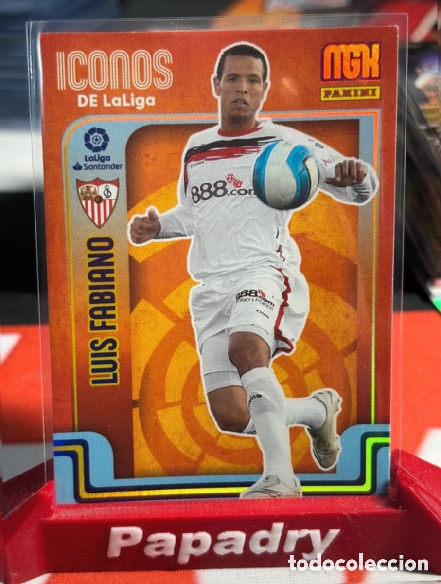 Cromos de F&uacute;tbol: LUIS FABIANO #424 ICONOS CROMO MGK MEGACRACKS LA LIGA 2021-22 PANINI 21/22