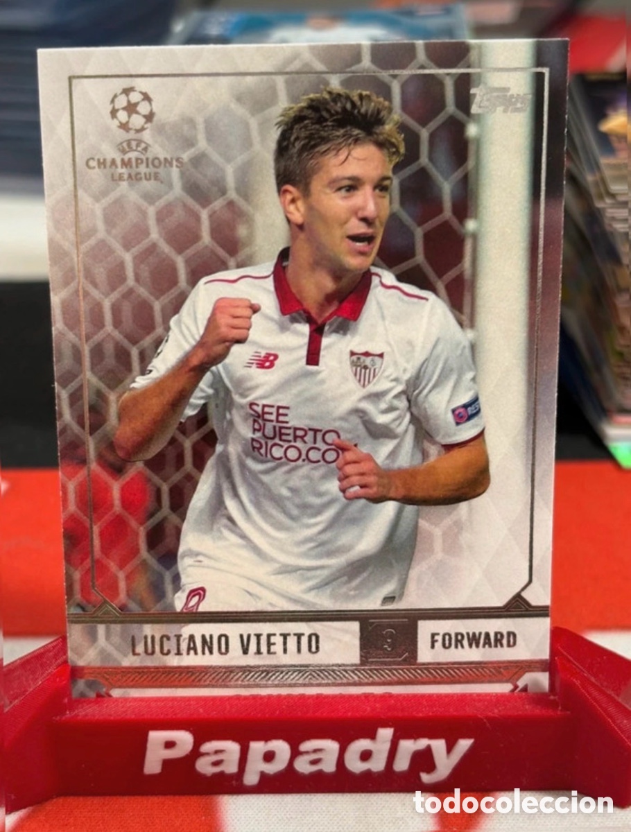 Cromos de F&uacute;tbol: 2016-17 Topps UEFA Champions League Showcase Sevilla FC Luciano Vietto