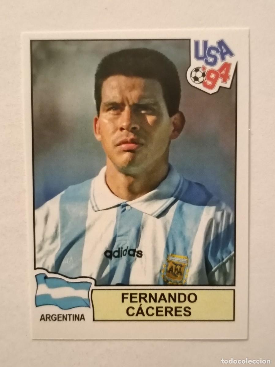 Cromos de F&uacute;tbol: FERNANDO CACERES (ARGENTINA) MUNDIAL USA 94 PANINI