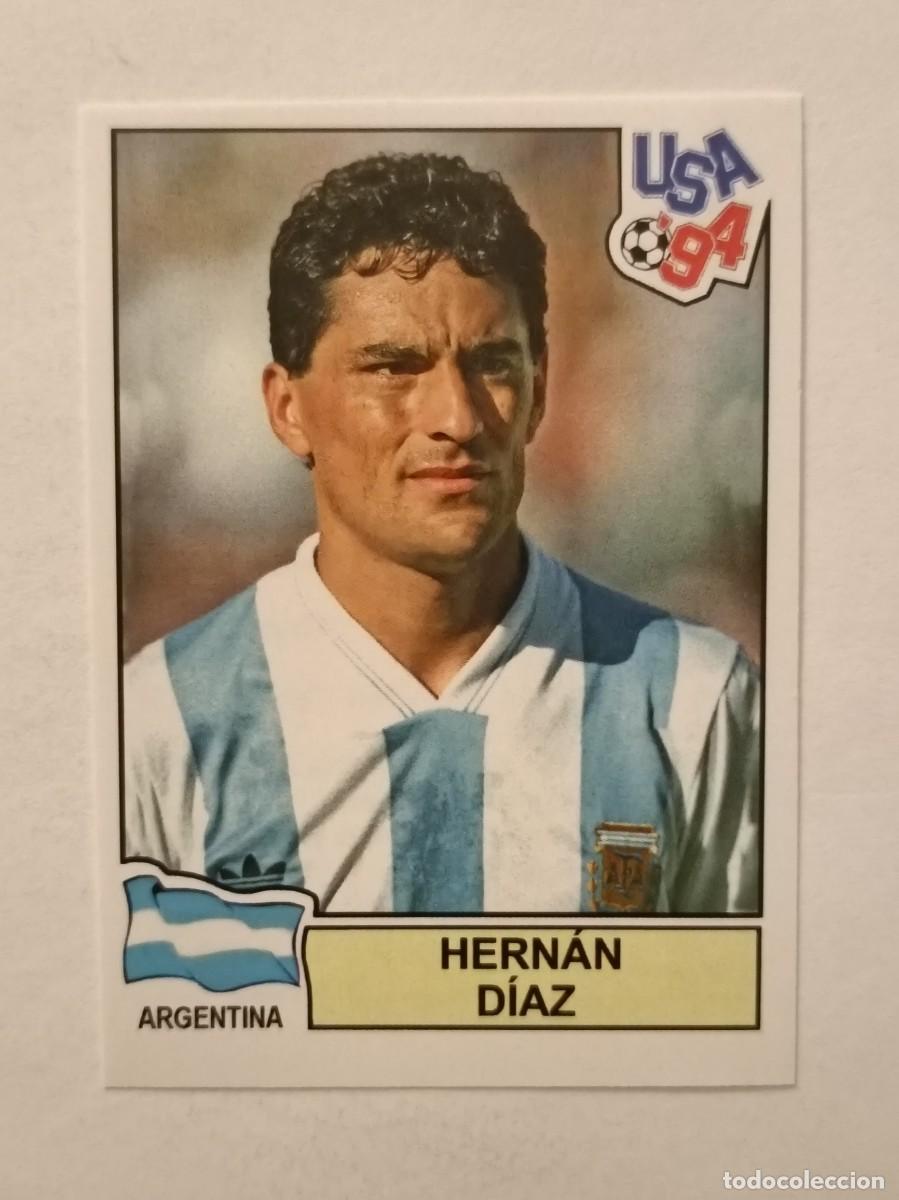 Cromos de F&uacute;tbol: HERNAN DIAZ (ARGENTINA) MUNDIAL USA 94 PANINI