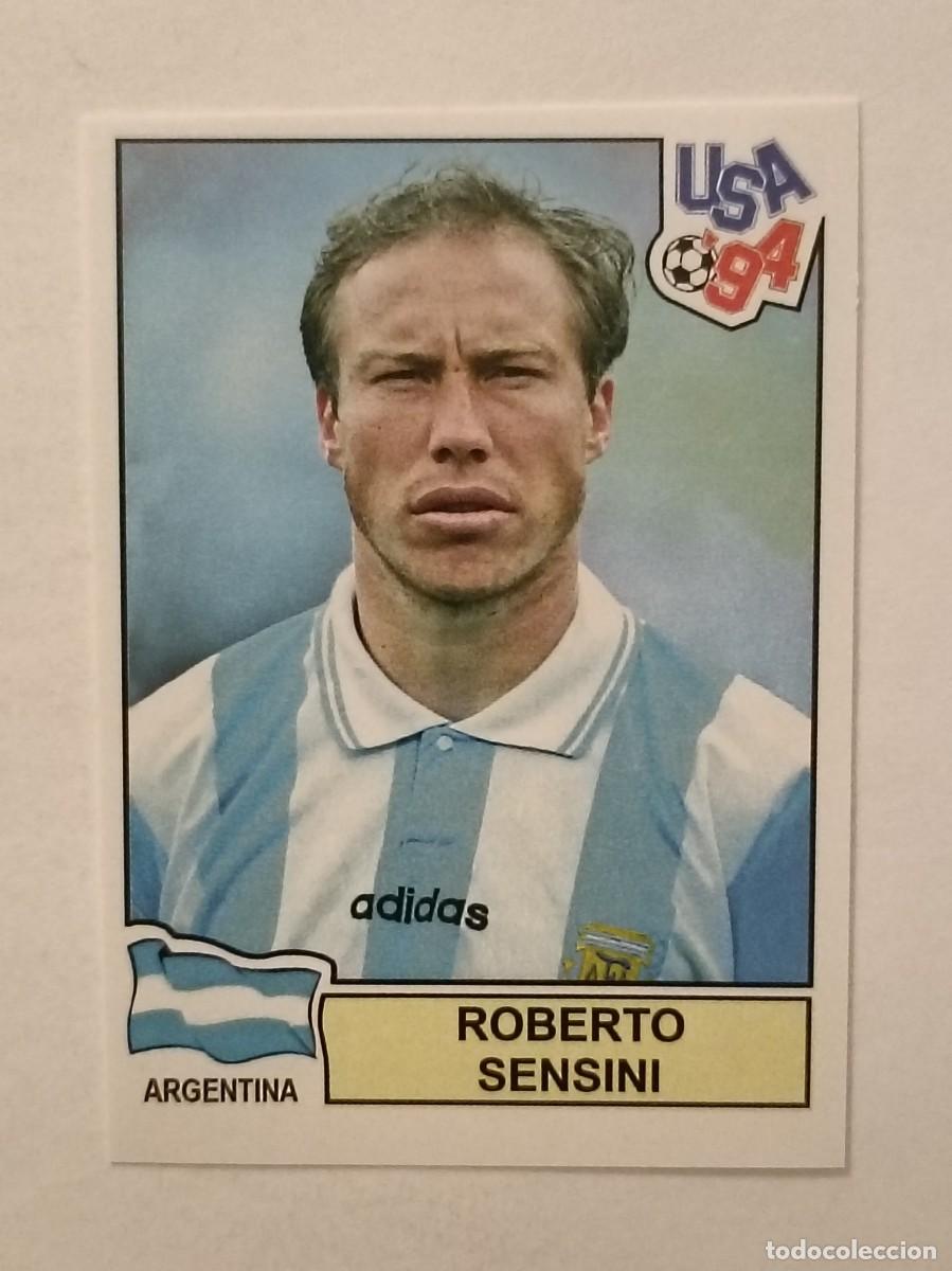 Cromos de F&uacute;tbol: ROBERTO SENSINI (ARGENTINA) MUNDIAL USA 94 PANINI