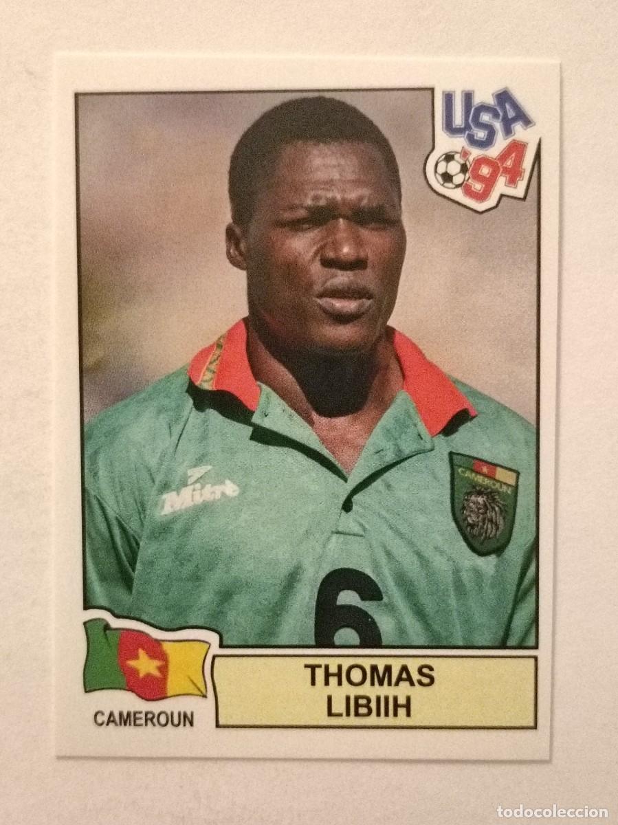 Cromos de F&uacute;tbol: THOMAS LIBIIH (CAMERUN) MUNDIAL USA 94 PANINI