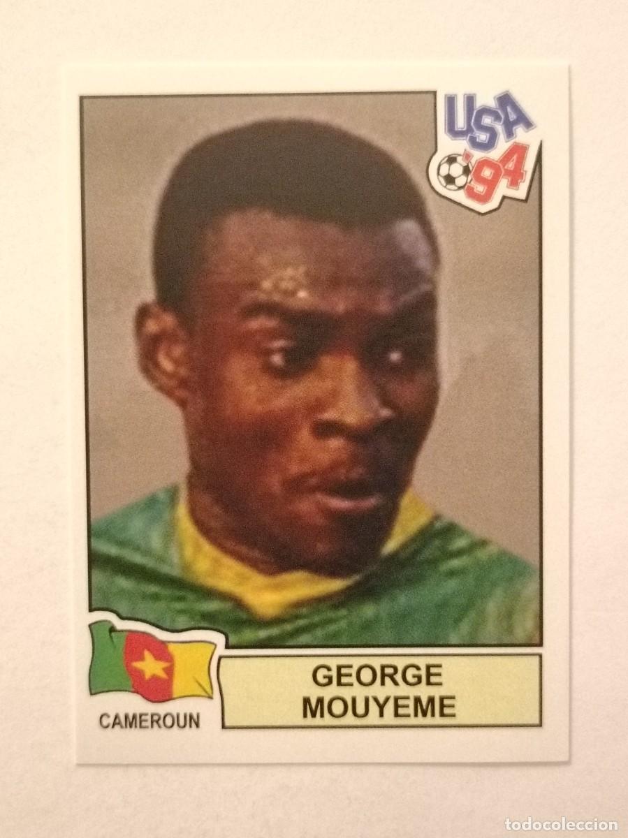 Cromos de F&uacute;tbol: GEORGE MOUYEME (CAMERUN) MUNDIAL USA 94 PANINI