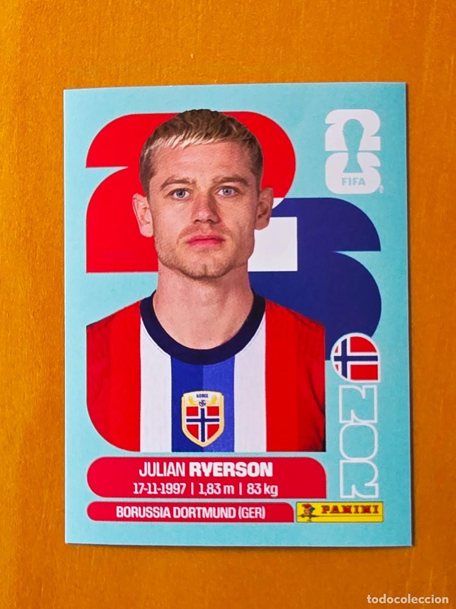 Cromos de F&uacute;tbol: NOR 3 Julian Ryerson, Noruega, Panini FIFA World Cup Mundial 2026 Sticker