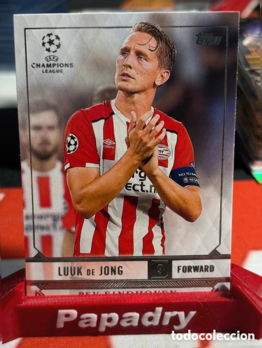 Cromos de F&uacute;tbol: 2016-17 Topps UCL Showcase Luuk de Jong #151 Rookie PSV Eindhoven