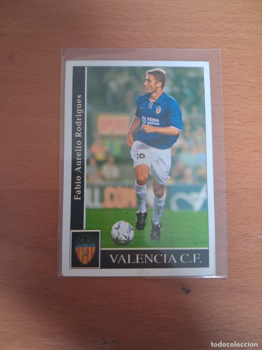 Cromos de F&uacute;tbol: Fichas de la Liga de Mundicromo 2001 2002 01 02 Valencia CF 93 Fabio Aurelio