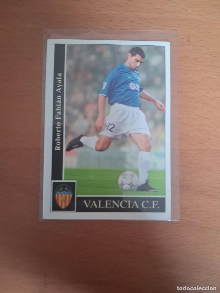 Cromos de F&uacute;tbol: Fichas de la Liga de Mundicromo 2001 2002 01 02 Valencia CF 100 Ayala