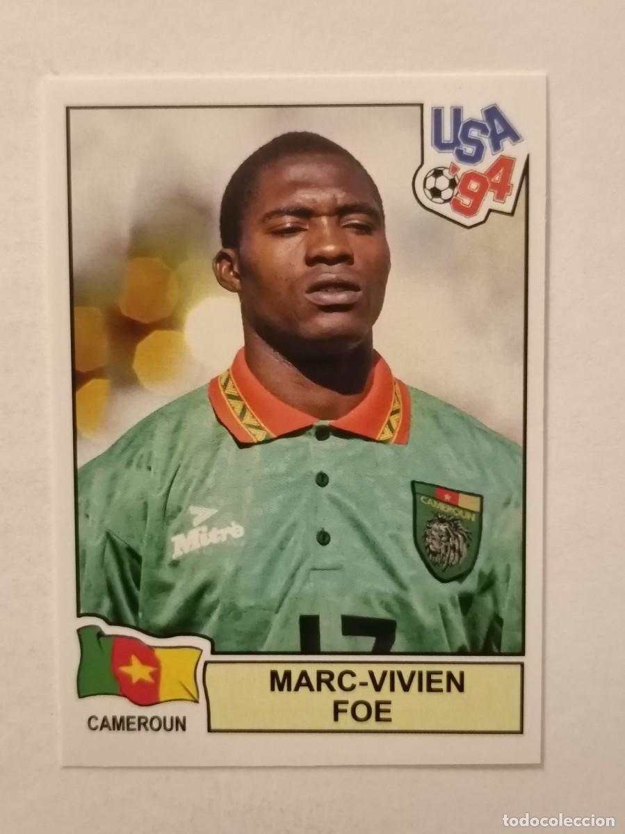 Cromos de F&uacute;tbol: MARCO-VIVIEN FOE (CAMERUN) MUNDIAL USA 94 PANINI