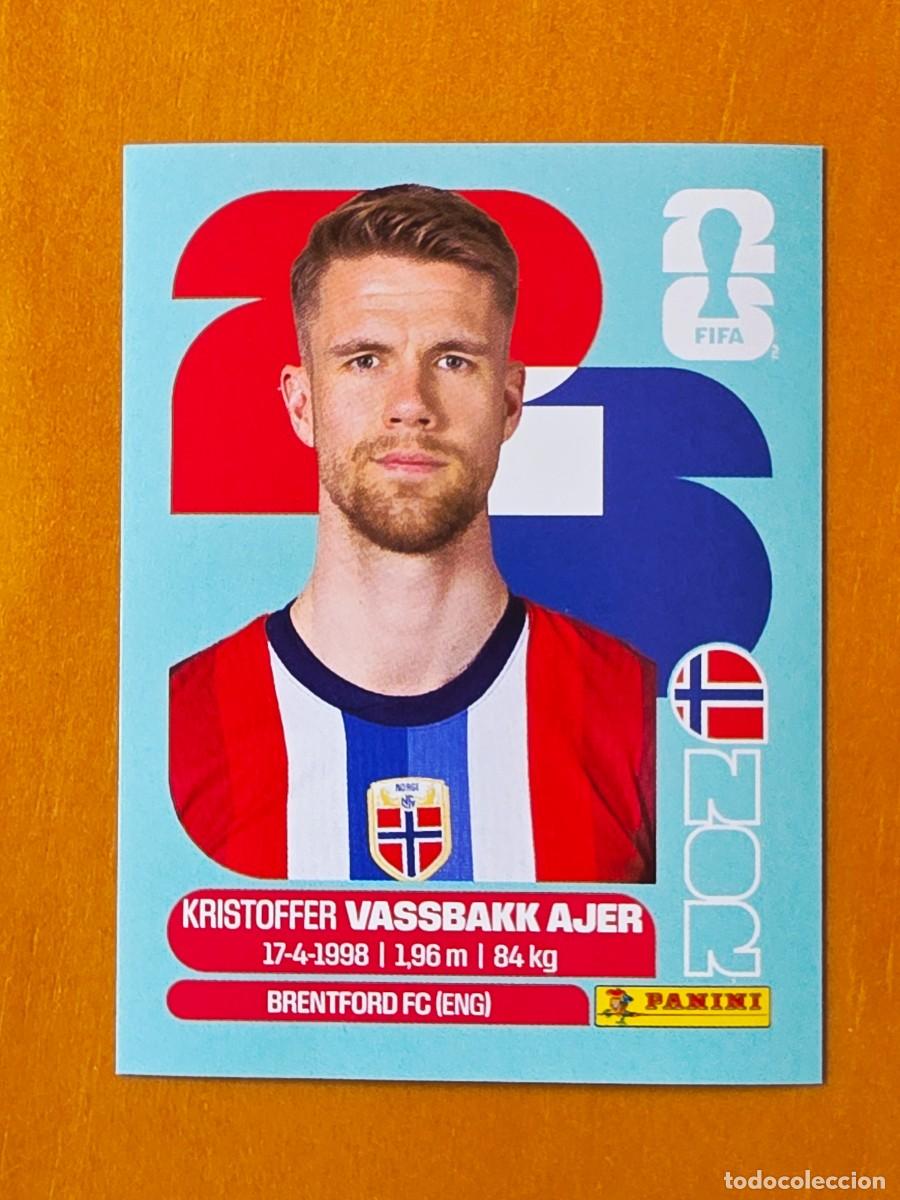 Cromos de F&uacute;tbol: NOR 5 Kristoffer Vassbakk Ajer, Noruega, Panini FIFA World Cup Mundial 2026 Sticker