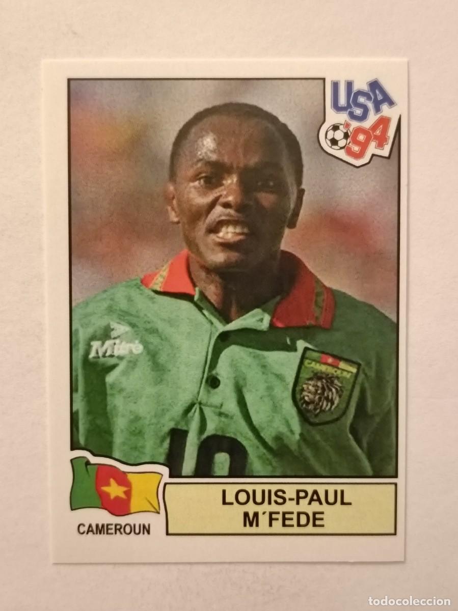 Cartes &agrave; collectionner de Football: LOUIS-PAUL M'FEDE (CAMERUN) MUNDIAL USA 94 PANINI