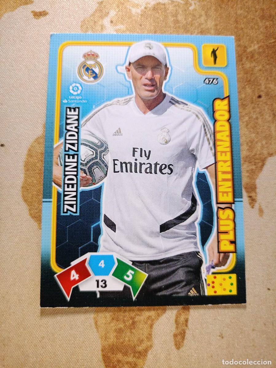 Figurine di Calcio: # PLUS Entrenador 476 ZINEDINE ZIDANE Adrenalyn 2019-20